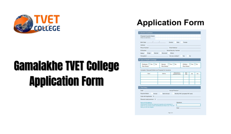 Gamalakhe TVET College Application Form