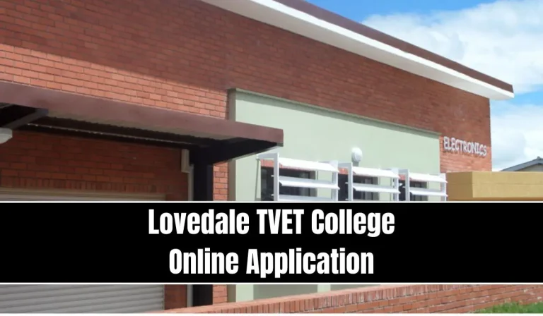 Lovedale TVET College Online Application