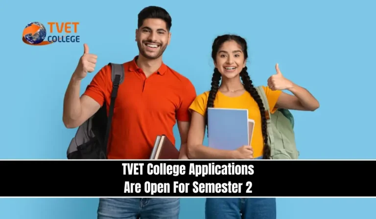 TVET College Applications Are Open