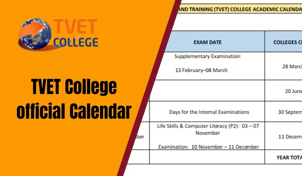 TVET College official Calendar